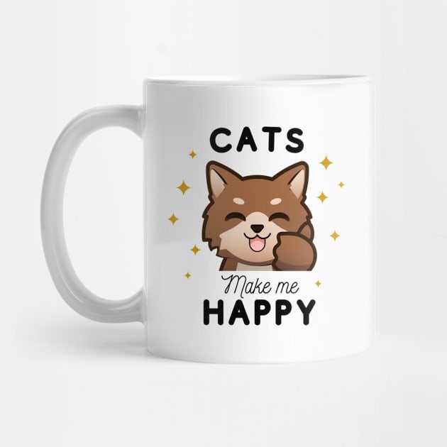 Cats make me happy by Adisa_store